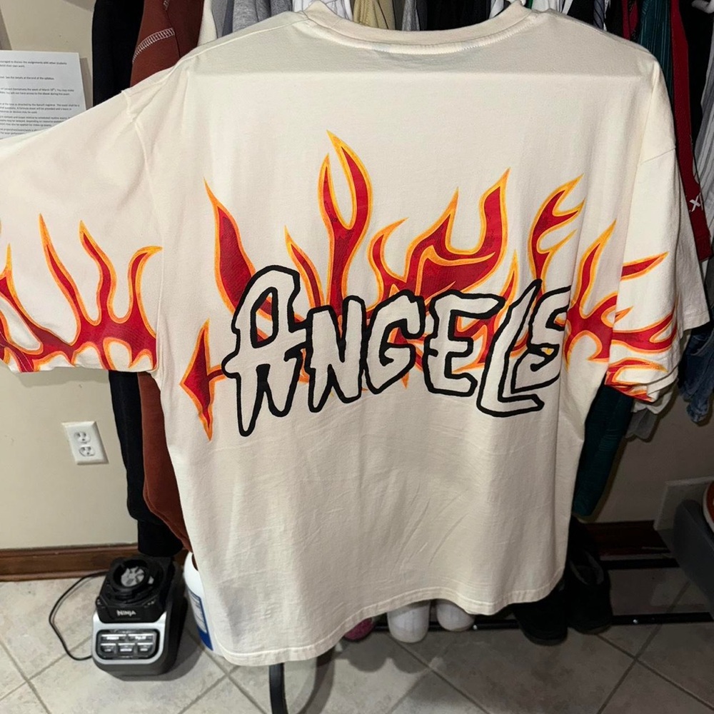 Large Palm Angels Flame Tee